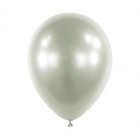 Ballons Latex 18" - 45 cm Argent Chromé Anagram