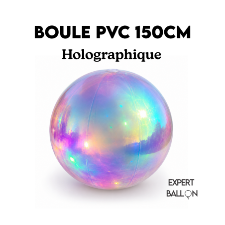 Ballon PVC Holographique 150 cm – Réutilisable
