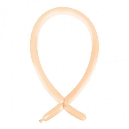 Ballons à sculpter 160 - pêche pastel Modelling Peach