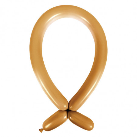 Ballons à sculpter 260 - doré chromé Modelling Satin Luxe Gold Anagram