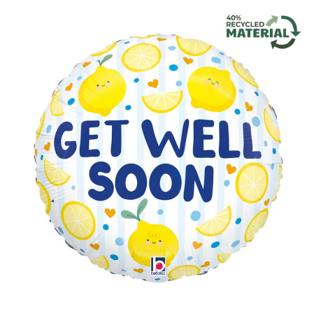 Ballon Rond Get Well Soon Citrons – Grabo