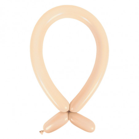 Ballons à sculpter 260 - pêche pastel Modelling Peach Anagram
