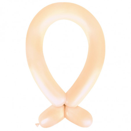 Ballons à Sculpter 360 Pêche Pastel - Lot de 50 Modelling Peach Anagram