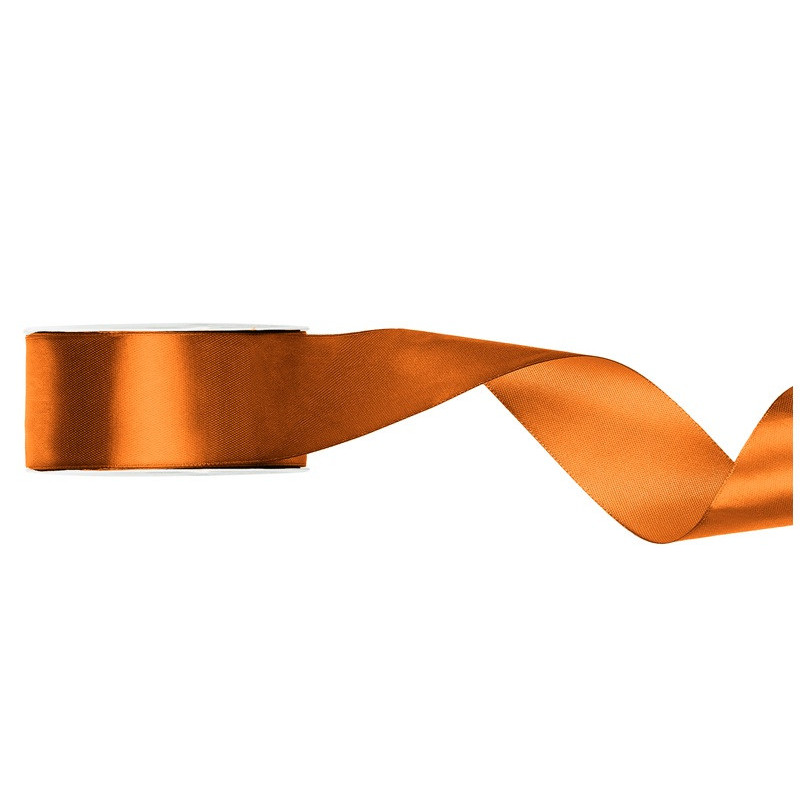 Bobine de Ruban Satin 38 mm Rouille – Party Deco
