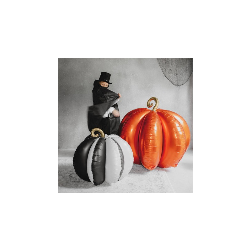 Ballon Airloons XL Citrouille Orange et Doré – Party Deco