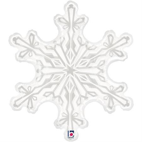 Ballon Flocon de Neige Blanc – Grabo – 71 x 78 cm