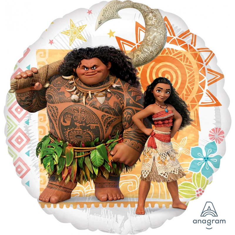 Ballon Rond Vaiana Disney
