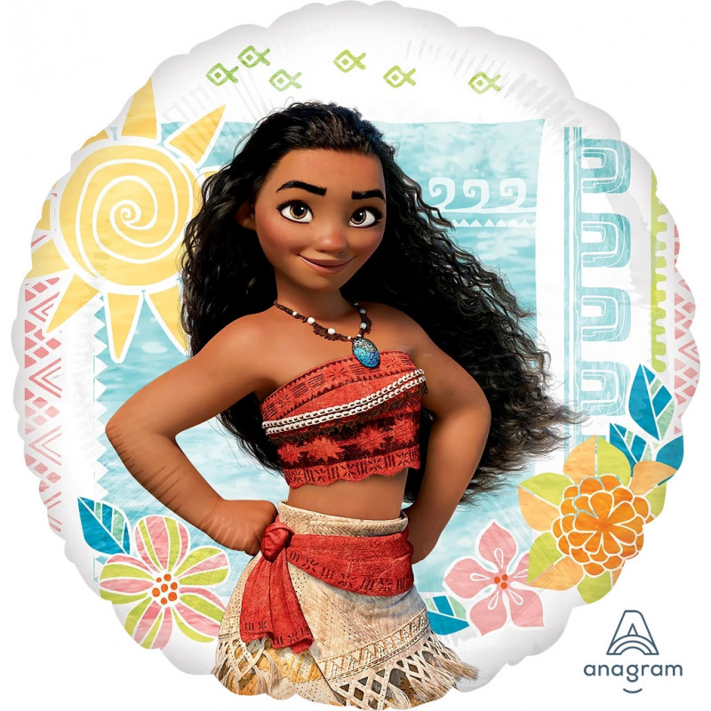 Ballon Rond Vaiana Disney