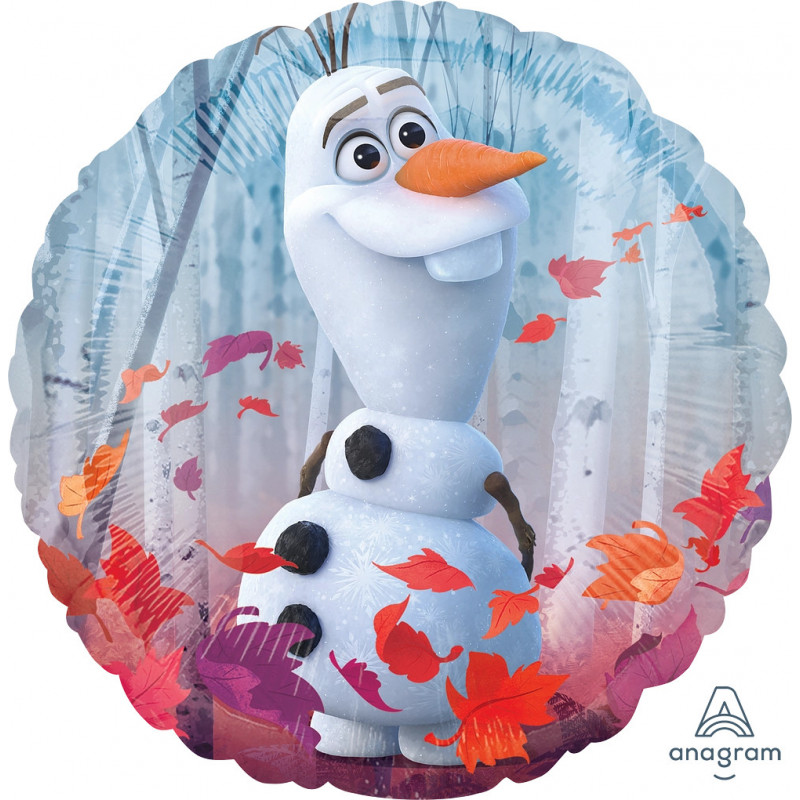 Ballon Rond Reine des neiges 2 Olaf