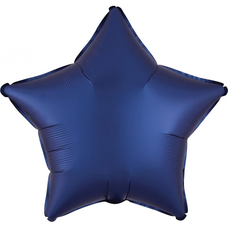 Ballon Etoile Bleu Marine Chromé Anagram