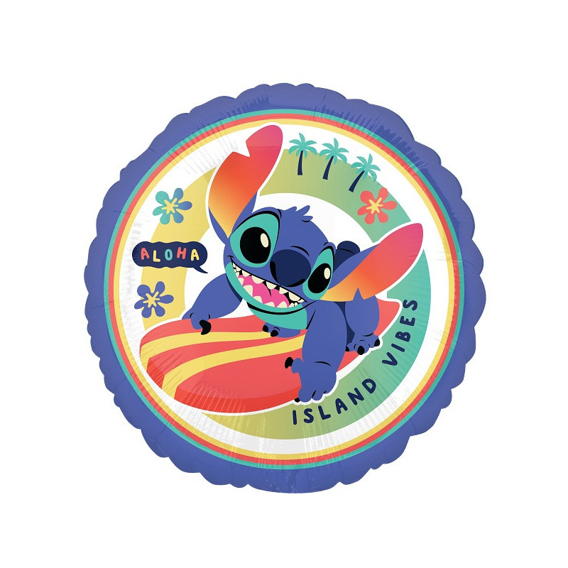 Ballon Rond Stitch Disney