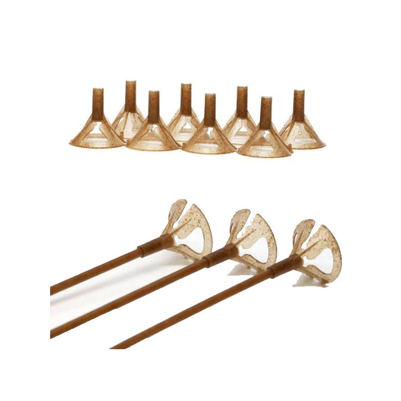 Tiges & Coupelles Bio - 1000 coupelles Ballons latex et alu