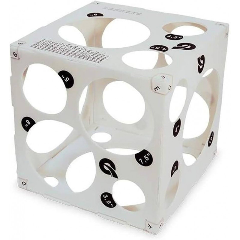 Cube Calibreur Gabarit Ballons Qualatex