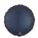 Ballon Rond Bleu Marine Chromé Anagram