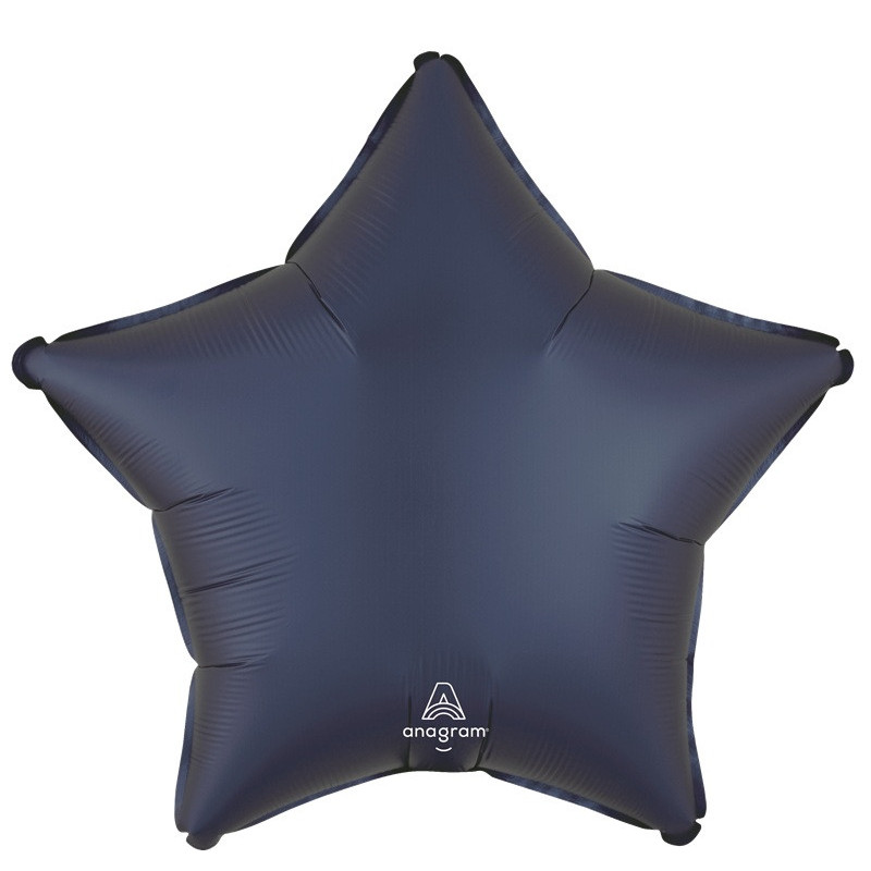 Ballon Etoile Bleu Marine Chromé Anagram