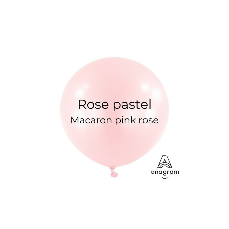 Mini Ballons Latex 5" - 13 cm Rose Pastel Anagram