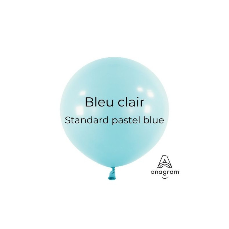 Mini Ballons latex  5" ROND - 13CM - Bleu Clair Anagram