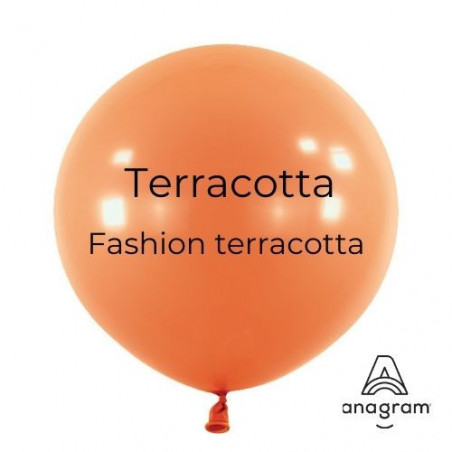 Mini Ballons latex 5" ROND - 13CM  - Terracotta Anagram
