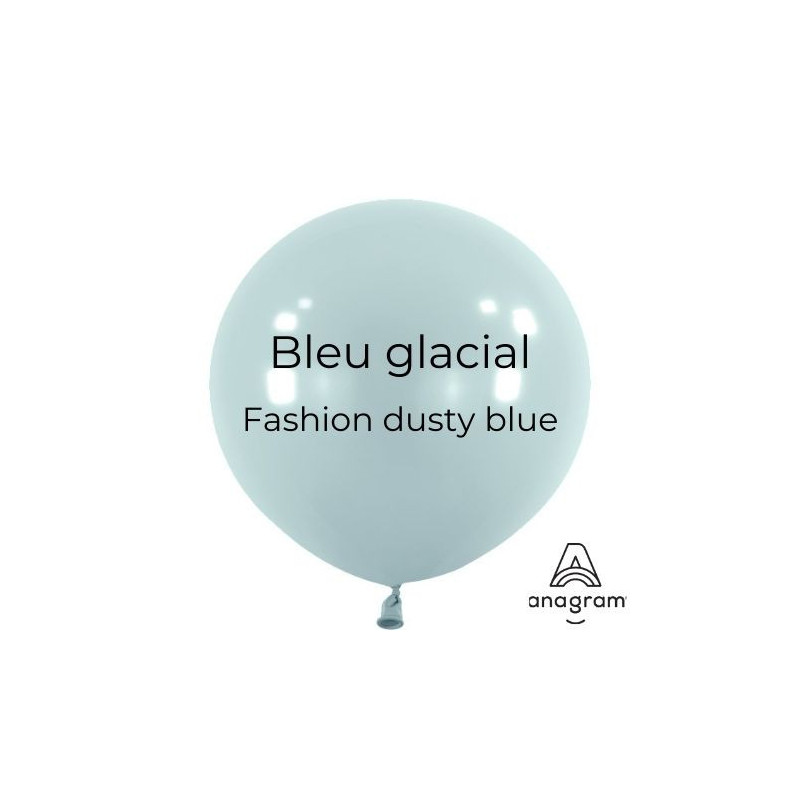 Mini Ballons latex 5" ROND - 13CM - Bleu glacial Dusty Blue Anagram