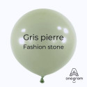 Mini Ballons latex 5" ROND - 13CM - Gris pierre Stone Anagram