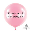 Mini Ballons latex 5" ROND - 13CM - Rose nacré Anagram