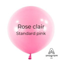 Mini Ballons latex 5" ROND - 13CM - Rose Anagram