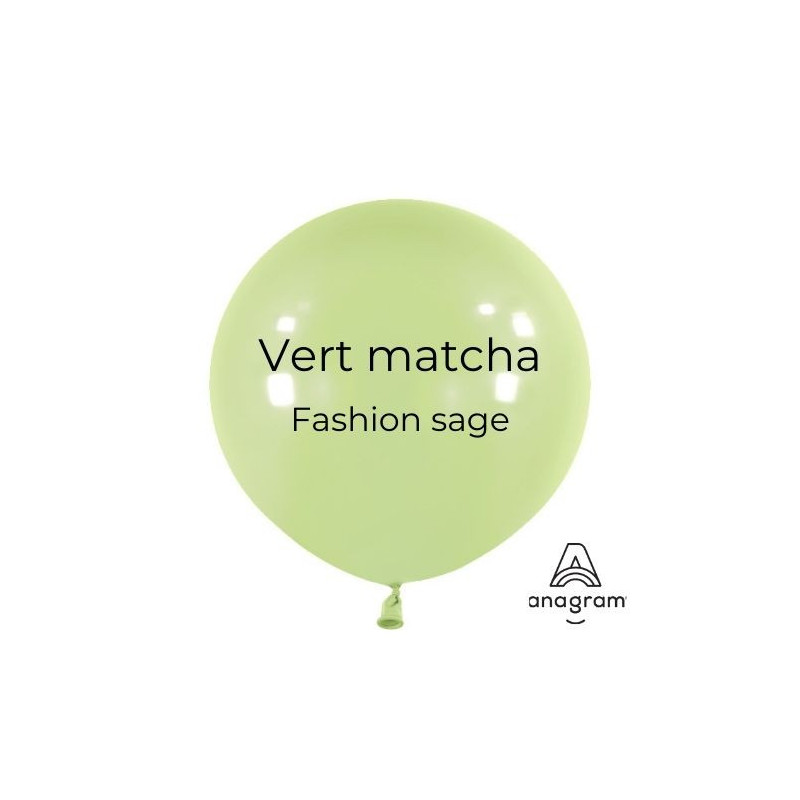 Mini Ballons latex 5" ROND - 13CM - Matcha Sage