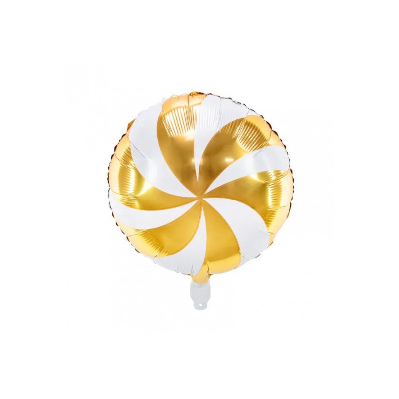 Ballon Alu Bonbon Candy Doré Chromé - 45 cm Party Deco