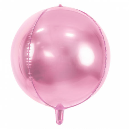 Ballon ORB rose clair – 40 cm – PartyDeco