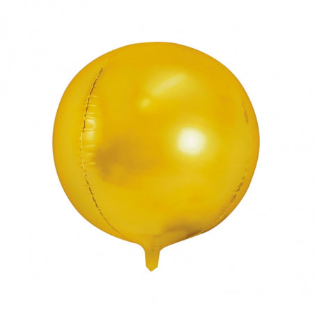 Ballon ORB doré – 40 cm – PartyDeco