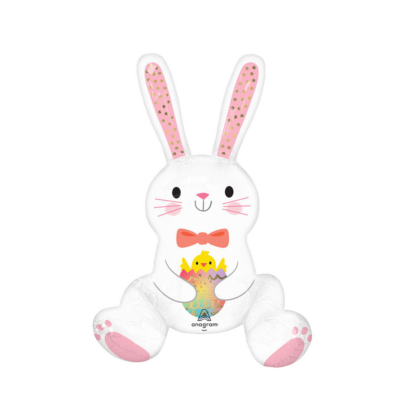 Ballon XL Lapin Blanc Bunny Love