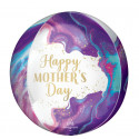 Ballon XL Jumbo Coeur Effet Marble Fête des Mères