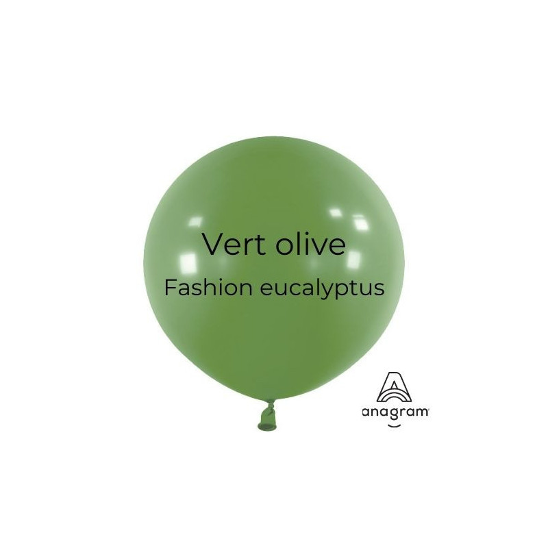 Ballons Latex 11" - 28 cm Vert Olive Anagram
