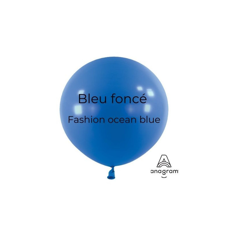 Ballons Latex 11" - 28 cm Bleu foncé Anagram