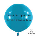 Ballons latex 11" ROND - 28CM - Bleu Turquoise Tranquil Blue Anagram