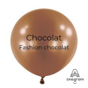 Ballons latex 11" ROND - 28CM - Chocolat Chocolate Anagram