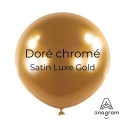 Ballons Latex 11" - 28 cm Doré Chromé Anagram