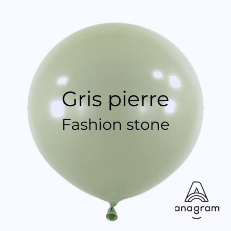 Ballons latex 11" ROND - 28CM - Gris pierre Stone Anagram