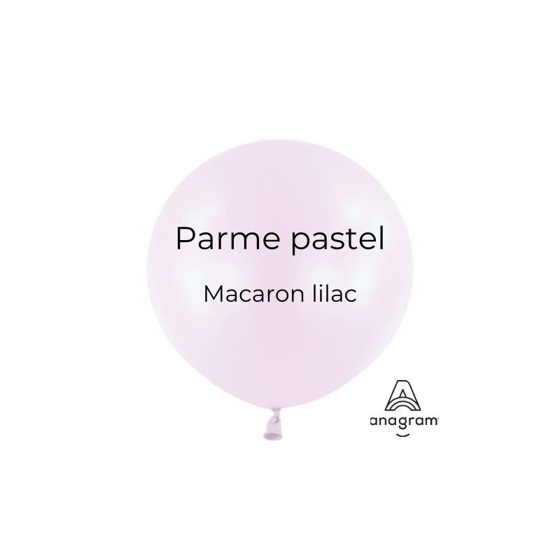 Ballons Latex 11" - 28 cm Parme Pastel Anagram