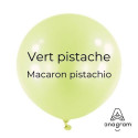 Ballons latex 24" ROND - 60CM  - Vert pistache Pistachio Anagram