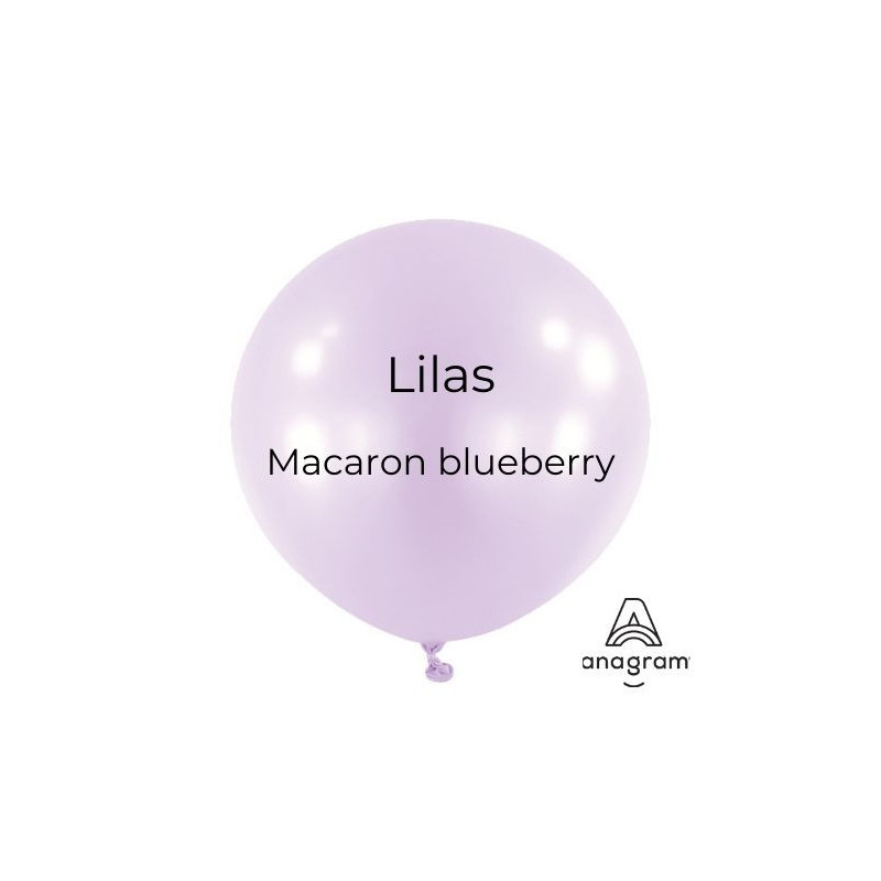 Ballons latex 24" ROND - 60CM - Lilas Anagram