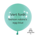 Ballons latex 24" ROND - 60CM - Vert forêt Robin's Egg Blue Anagram