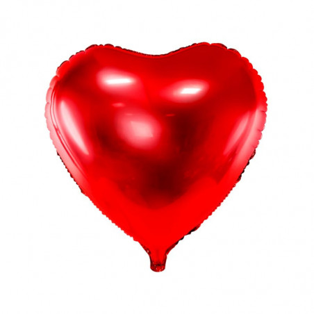 Ballon Mylar Cœur – Rouge – 45 cm (18") – Party Deco