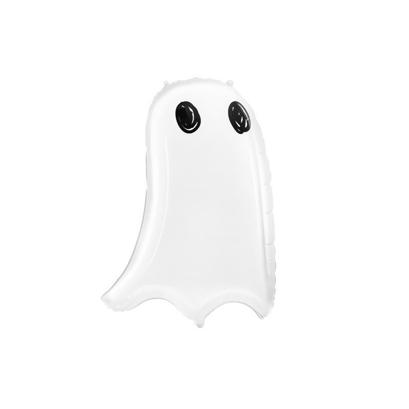 Ballon Mylar Fantôme Blanc – 68 x 48 cm – Party Deco