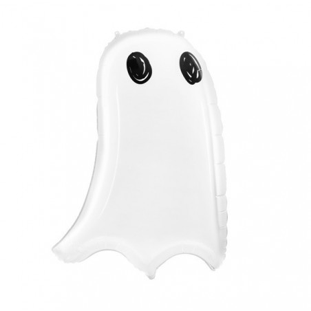 Ballon Mylar Fantôme Blanc – 68 x 48 cm – Party Deco