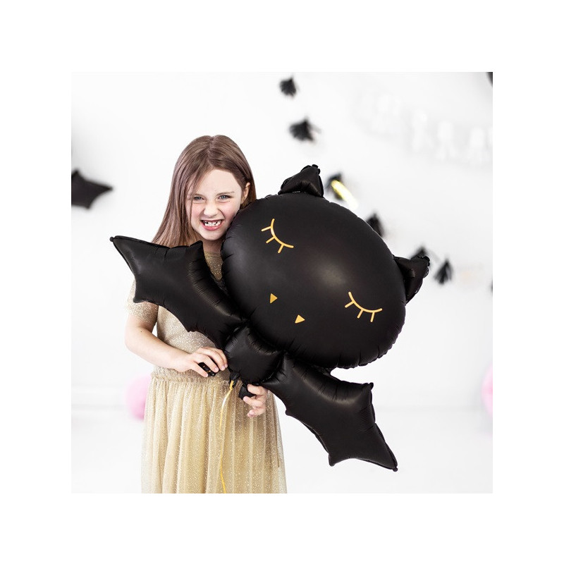 Ballon XL Mylar Chauve-Souris Aluminium - Party Deco