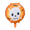 Ballon Rond Squelette Halloween – Party Deco