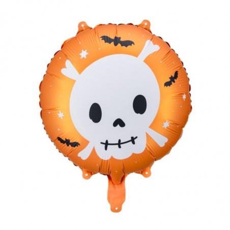 Ballon Rond Squelette Halloween – Party Deco