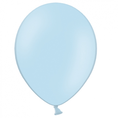 100 Mini Ballons Latex 12cm – Bleu pastel -  Party Deco