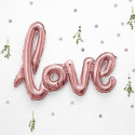 Ballon Mylar Mot Love Rose Gold